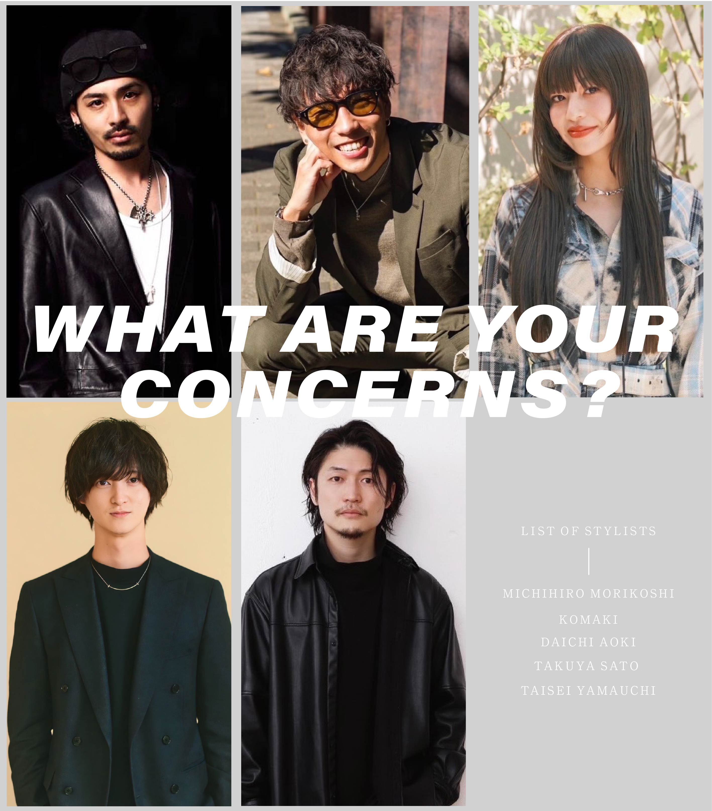 WHAT ARE YOUR CONCERNS?